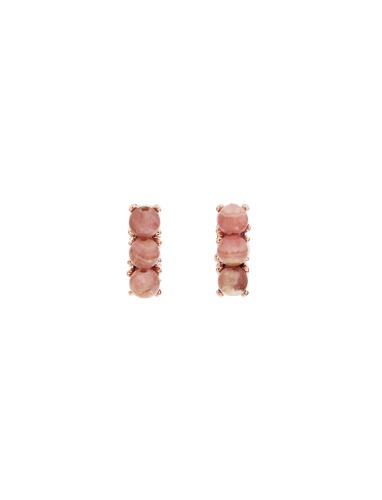 트리플_핑크P01 로도크로사이트 잉카로즈 원석 핑크골드_Earrings