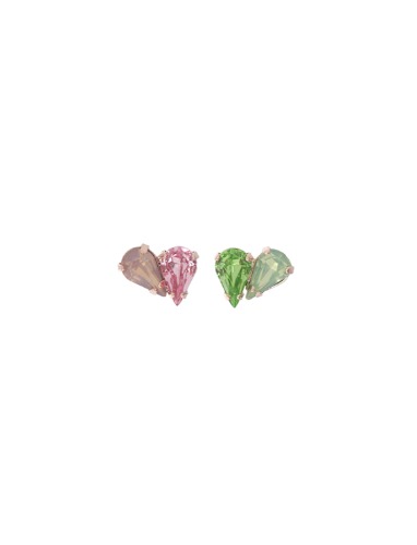 Heart 하트_오팔 핑크 + 민트 _Earrings