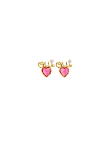 [딸기샤베트] UFFIZI_Venus 028_ 핑크 로즈오팔 원석 골드_Earrings