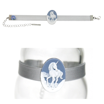 [2015]Peter Pan syndrome_Grayish blue+Silver strap_Bracelet 