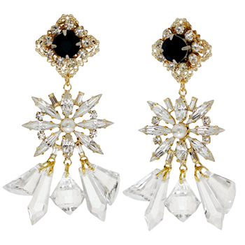 [2014]A closer look at_Crystal+Black_Earring