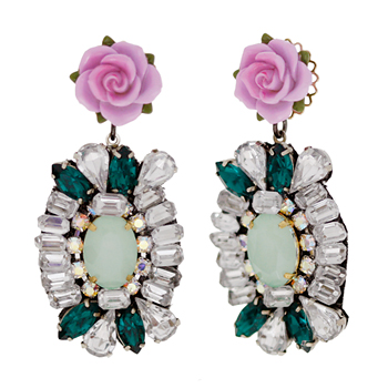 Something special_6_violet rose+green_Earring 