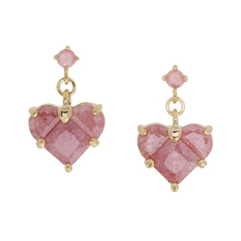 짝사랑♥_pink heart_하트_Earrings