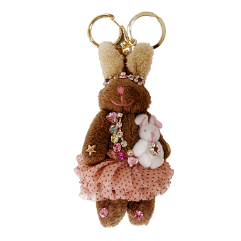 Brown bunny_★ウサギ_Strap 