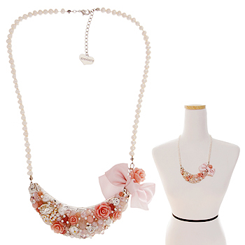 THE Maria_Rose&amp;Pearl&amp;Crystal_Necklace