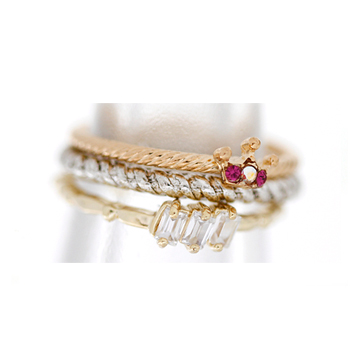 Pink&#039;s Princess_Crown+Crystal+Twist_3set_Ring