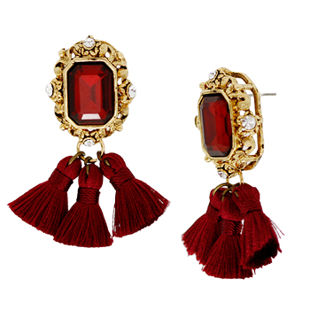 Nothing lasts forever_Red+Wine_Short_Earring