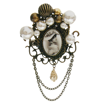 NOBILITY_Antique+Pearl_Brooch 