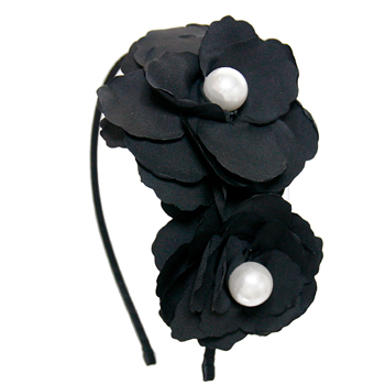 Camellia★_까멜리아_Black Flower_Headband