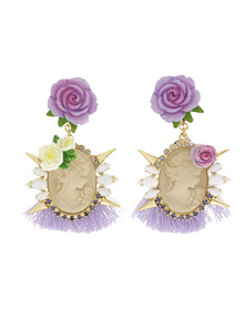Peter Pan syndrome_violet_귀찌_Earrings