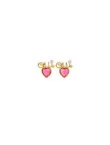 [딸기샤베트] UFFIZI_Venus 028_ 핑크 로즈오팔 원석 골드_Earrings
