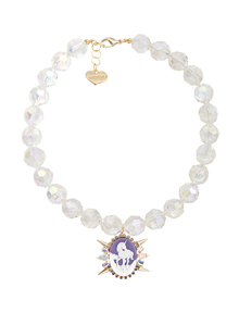 [2015]Peter Pan syndrome_Violet+Aurora beads_Necklace