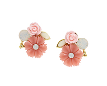 Sweet Dreamer_Pink Flower_Earrings