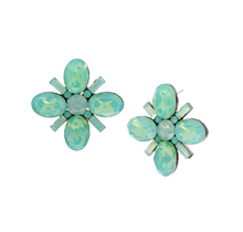 The Opera_FLOWER_Mint Opal_Earrings