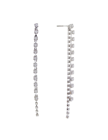 Funky Crystal_Tail_Tow way_Earrings