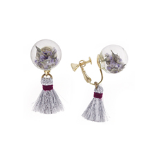 sea lavender_스타티스&amp;태슬_Earrings