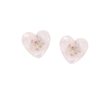 하트 Milky_キラキラ sequins rose heart_Earrings