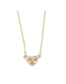♡  Love Me_ Love Me_ heart _Necklace