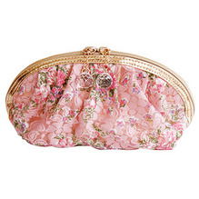 pink&amp;gold_lace pouch season3_핑크 레이스♡_Pouch  