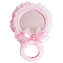 Quilted pink fur decor_Mirror