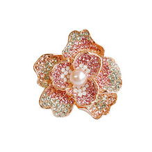 Elegant Rose_Freshwater pearls_Pink Gold_Ring