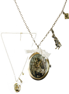 Alice in Wonderland_앨리스_회중시계_Necklace Watch_(재입고!!)