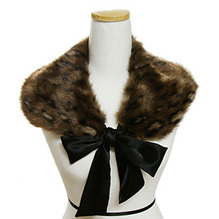 케이프_Rich Leopard Fur_다크브라운_♧_Fashion item