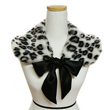 케이프_Rich Leopard Fur_화이트&amp;블랙♧_Fashion item