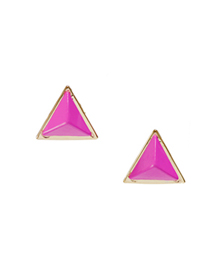 피라미드_Pyramid_red-violet_Earring