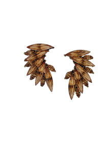 Brown wings_Antique_날개_Earrings