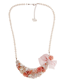 THE Maria_Rose&amp;Pearl&amp;Crystal_Necklace