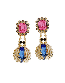 The Baroque_Pink+Blue 반딧불이_Earring