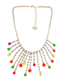 THE Neon_fringe_Necklace