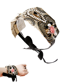 THE Rococo_Elegance_Headband&amp;Bracelet