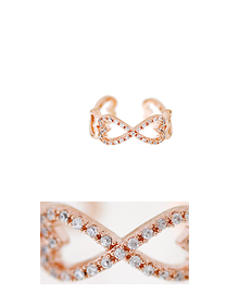 Love knot_pink gold_Ring