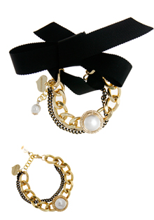 The Collection_Pearl+Ribbon_Bracelet 