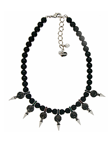 Chic Style_Black+Stud_Necklace