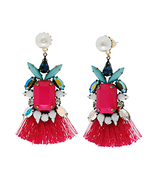 [2014 S/S]I want to remember_Hot Pink_Earring